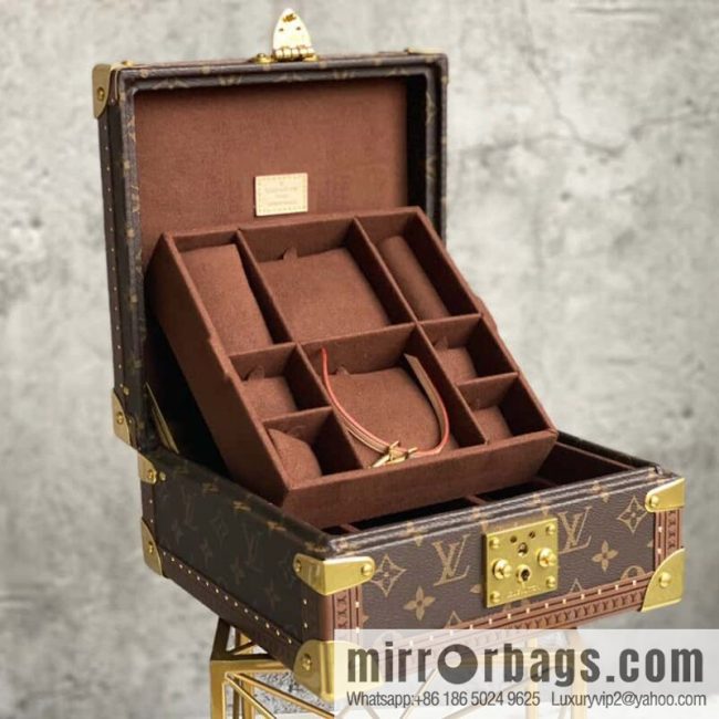 M20040 brown, jewelry box, box series COFFRET JOAILLERIE jewelry box