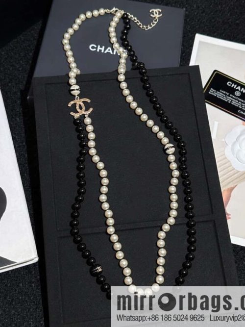 ❗️New ❗️ ☀️ New ☑️ Chanel Double C Double Pearl Necklace ☀️