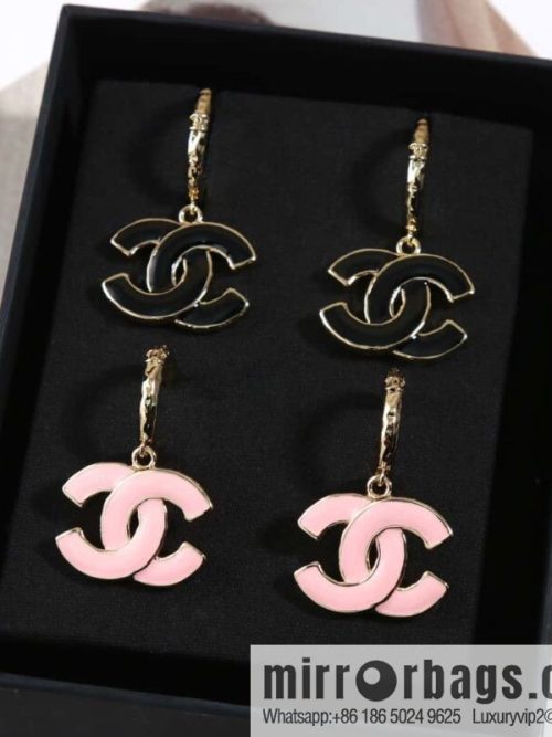 ☀️New ☑️ chanel c2 double c oil drop earrings earrings ☀️