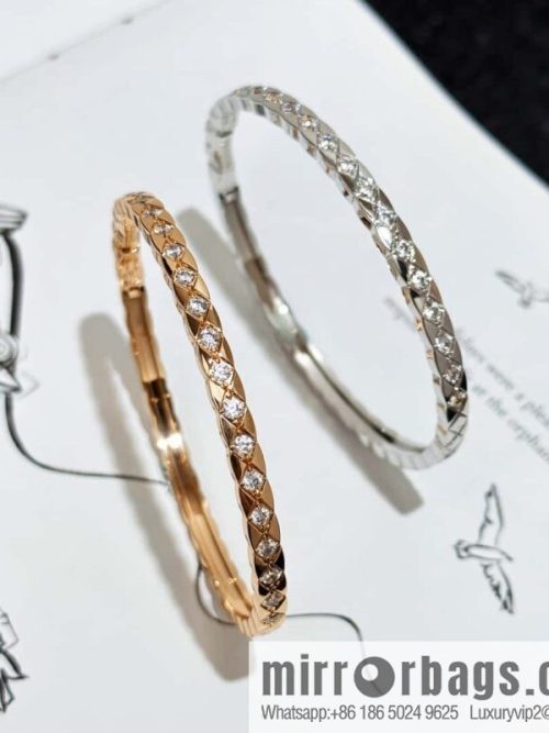 ❗️CNC version ❗️ with diamond, new ☑️ Chanel coco crush series narrow version rhombus bracelet bracelet