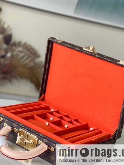 M20076 Orange Monogram Jewelry Box