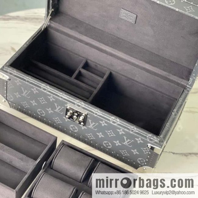 M20209 Black Flower Black Lane, Multifunctional Storage Box MCoffret Accessoires Hard Case - Image 2