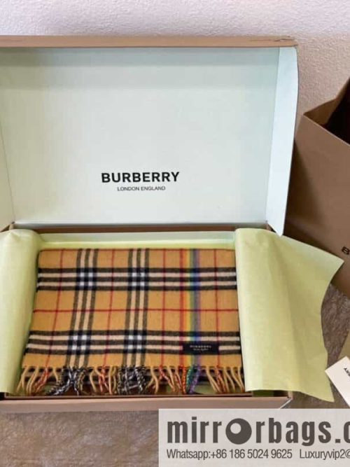 Burberry Rainbow Cashmere Scarf