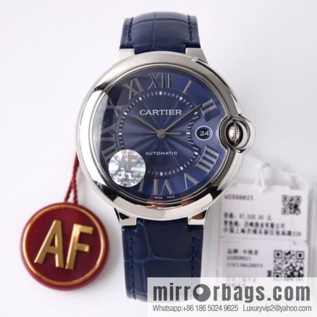 AF\'s strongest masterpiece! Cartier 42mm Blue Balloon WSBB0003 Men\'s Watch Upgraded 2824 Movement Series - Image 2