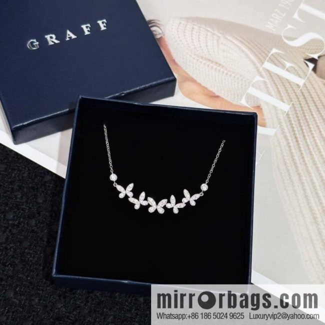 ❗️New ❗️ GRAFF 4 Butterfly Diamond Necklace
