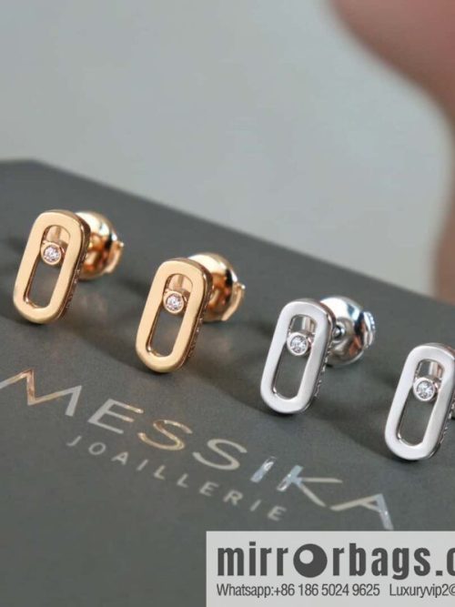 Messika Messika Counter Packaging ☀️ Messika Messika MOVE UNO Gold Stud Earrings
