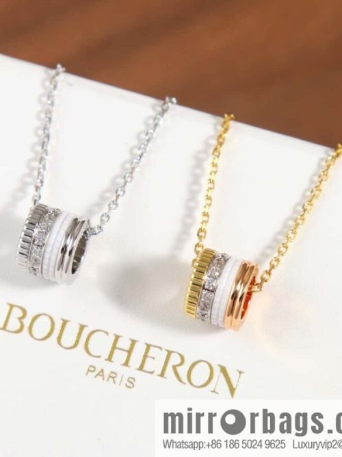☀New BOUCHERON/Boucheron Quatre Classique series, the same as Zhou Dongyu, ceramic necklace