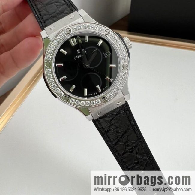 Hublot HUBLOT newly upgraded, Hengbao Swiss imported quartz movement women\'s watch - Image 4