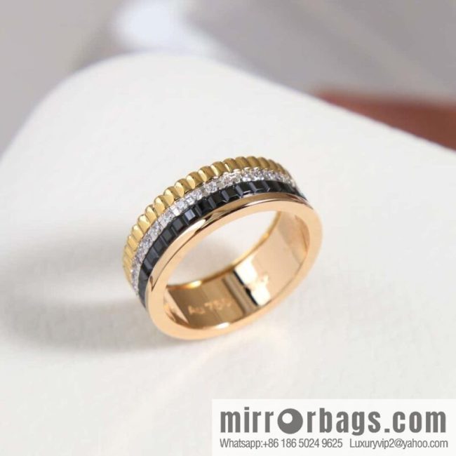 ☀New BOUCHERON/Boucheron Quatre Classique Ceramic Ring - Image 2