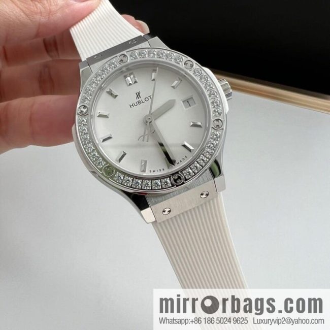Hublot HUBLOT newly upgraded, Hengbao Swiss imported quartz movement women\'s watch - Image 8