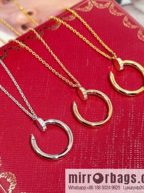 ❗New ❗ ☀ one to one Seiko version ☀ Cartier Cartier glossy, full of diamonds, nail necklace ☀