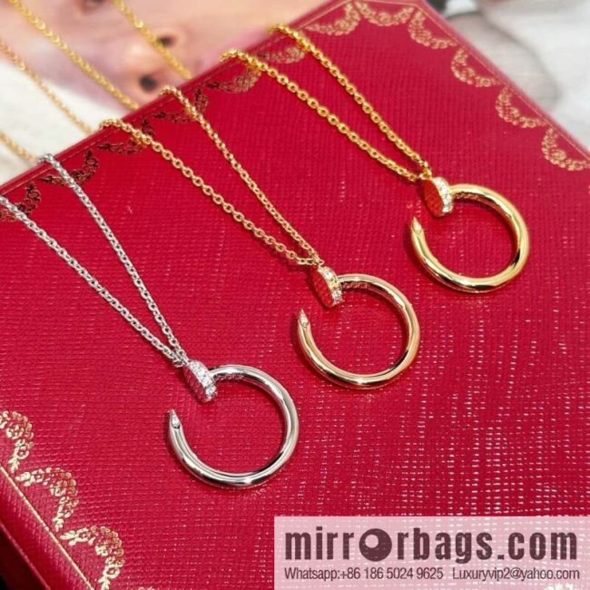 ❗New ❗ ☀ one to one Seiko version ☀ Cartier Cartier glossy, full of diamonds, nail necklace ☀