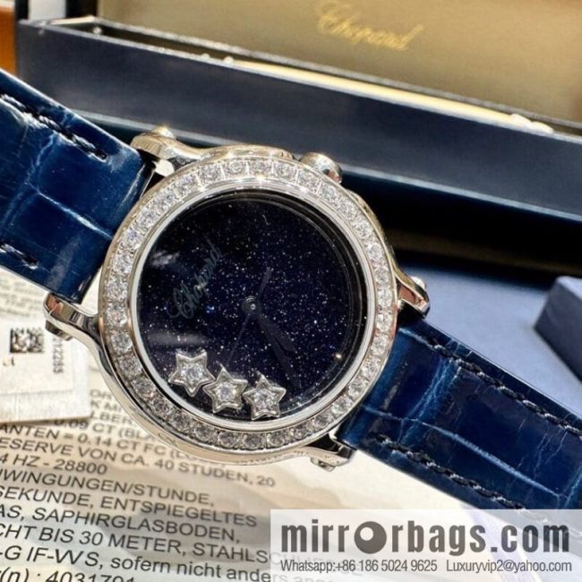 Chopard 150th Anniversary Limited Edition HAPPYDIAMONDS Happy Diamond Series Original ETA955.112 Movement Watch - Image 2