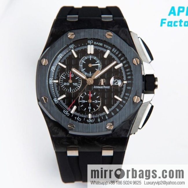 APF Factory Audemars Piguet Royal Oak Offshore Original 3126 Chronograph Movement 26400 Forged Carbon Brazing Chronograph - Image 2