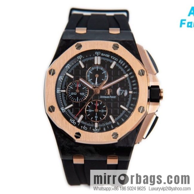 APF Factory Audemars Piguet Royal Oak Offshore Original 3126 Chronograph Movement 26400 Forged Carbon Brazing Chronograph