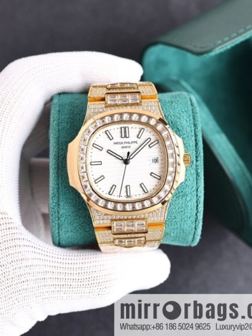 PP Patek. Philippe Nautilus Gypsy Edition New Customized Original 324 Movement Watch