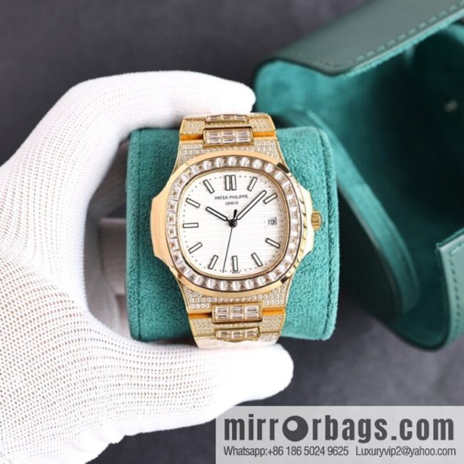 PP Patek. Philippe Nautilus Gypsy Edition New Customized Original 324 Movement Watch