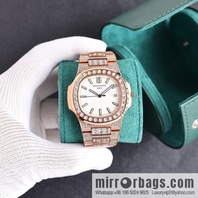 PP Patek. Philippe Nautilus Gypsy Edition New Customized Original 324 Movement Watch - Image 16
