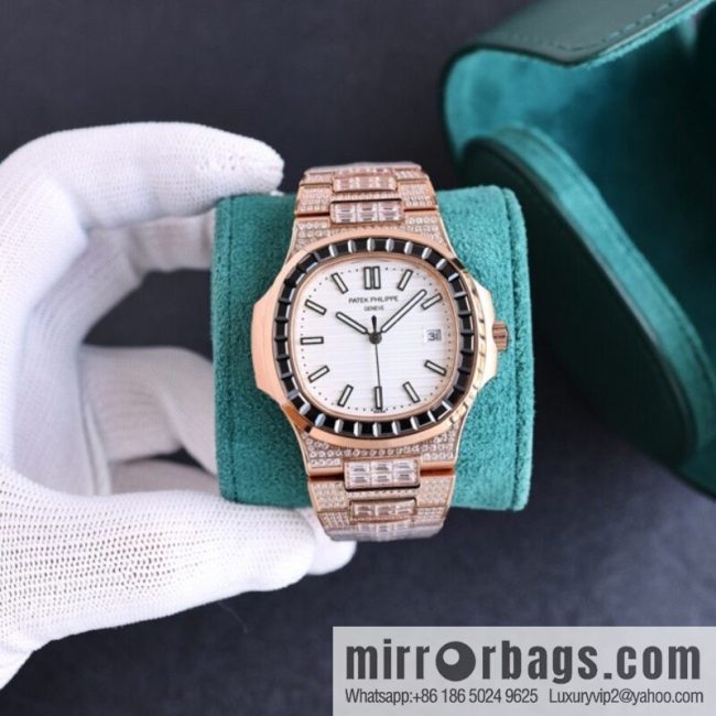 PP Patek. Philippe Nautilus Gypsy Edition New Customized Original 324 Movement Watch - Image 15
