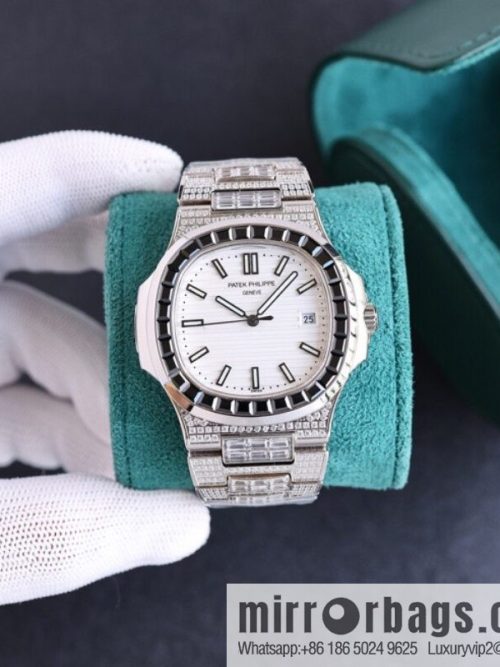 PP Patek. Philippe Nautilus Gypsy Edition Customized Original 324 Movement Watch