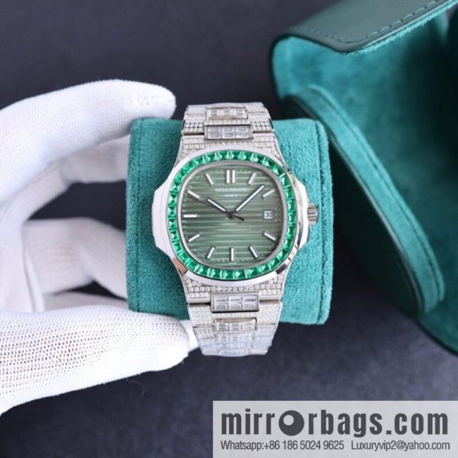 PP Patek. Philippe Nautilus Gypsy Edition Customized Original 324 Movement Watch - Image 4