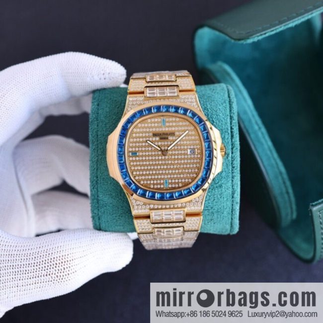 PP Patek. Philippe Nautilus Gypsy Edition New Customized Original 324 Movement Watch - Image 5