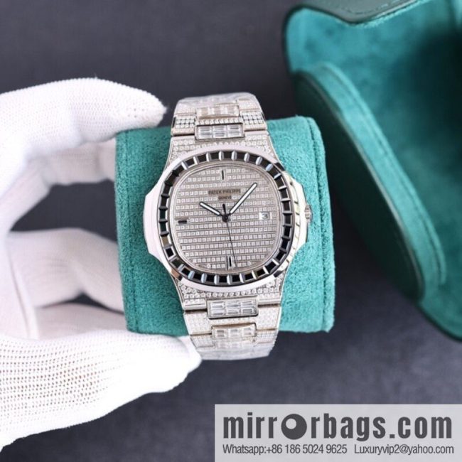 PP Patek. Philippe Nautilus Gypsy Edition Customized Original 324 Movement Watch - Image 5