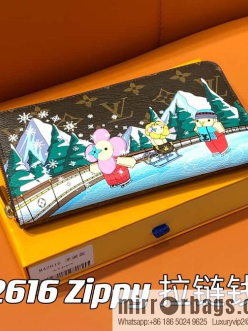 [Original order boutique] M42616 Christmas single zipper wallet series Zippy zipper wallet
