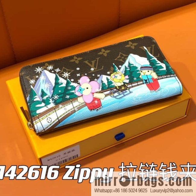 [Original order boutique] M42616 Christmas single zipper wallet series Zippy zipper wallet