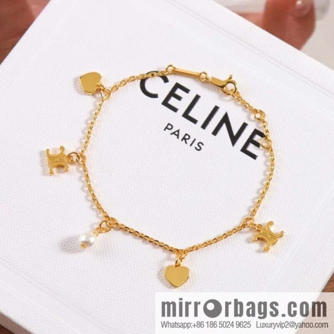 ❗️New ❗️ Qixi Festival limited edition ❤️ ☀️ new ☑️ Celine Arc de Triomphe fringed necklace, bracelet - Image 2