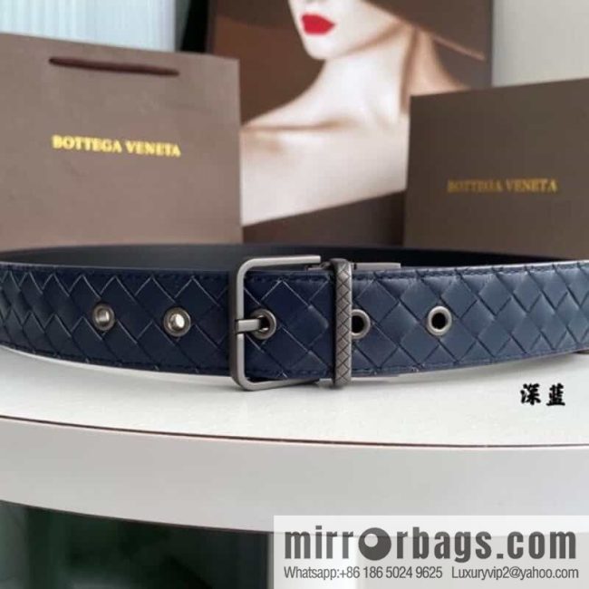 Bottega. Venta High Recognition Men\'s Woven Belt 3.5cm - Image 5
