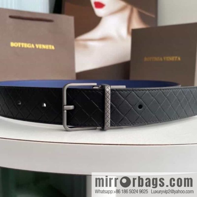 Bottega. Venta High Recognition Men\'s Woven Belt 3.5cm - Image 3