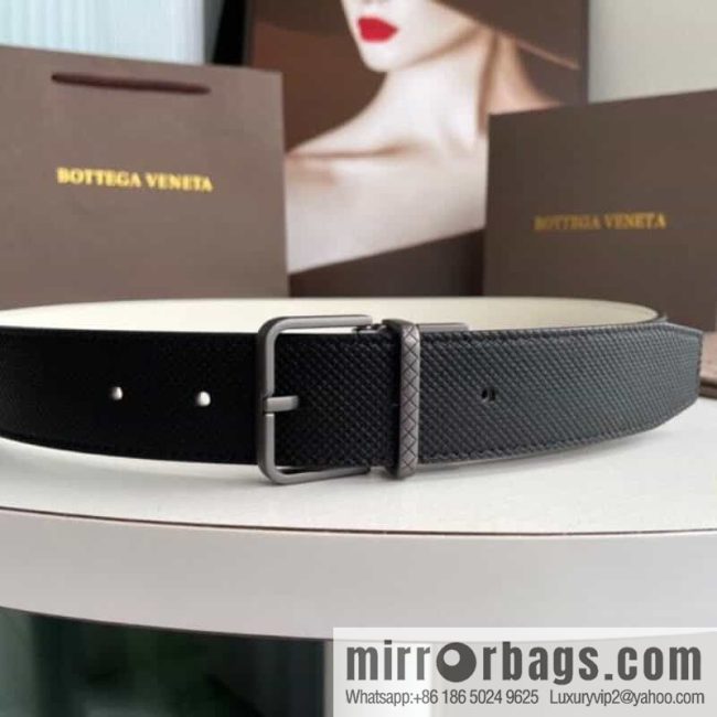 Bottega. Venta High Recognition Men\'s Woven Belt 3.5cm - Image 2