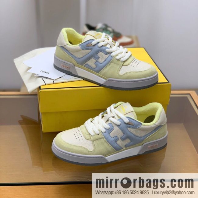 Fendi in white and blue leather His & Hers Vintage sneakers