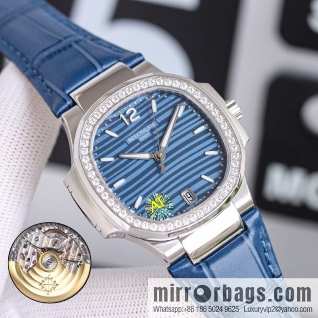 Patek Philippe Sports Elegant Nautilus Belt Women\'s Watch PP7118 Customized Edition 9015 Machine Modified Cal.324sc Automatic Movement - Image 5