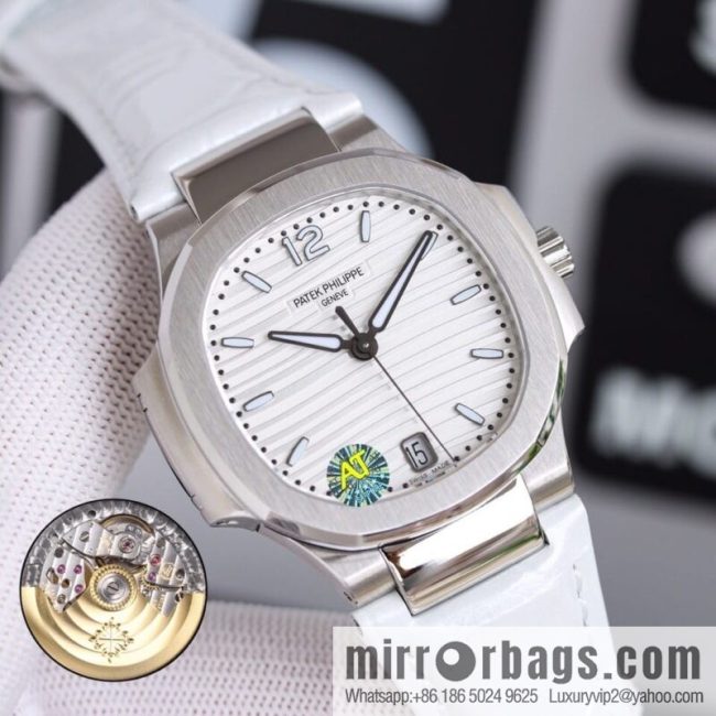 Patek Philippe Sports Elegant Nautilus Belt Women\'s Watch PP7118 Customized Edition 9015 Machine Modified Cal.324sc Automatic Movement - Image 8
