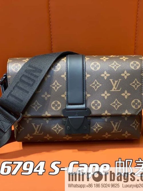 [Original single boutique] M46794 monogram men\'s bag messenger bag series S-Cape messenger bag