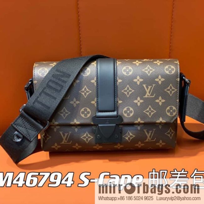 [Original single boutique] M46794 monogram men\'s bag messenger bag series S-Cape messenger bag
