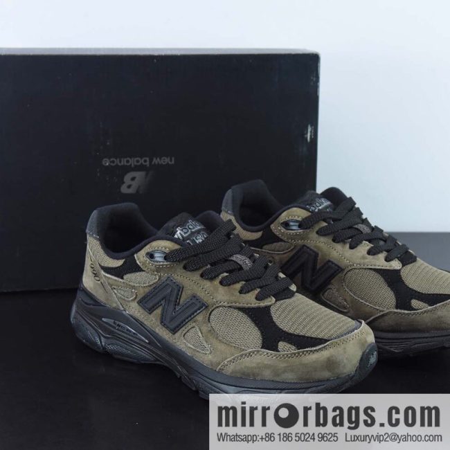 JJJJound x New Balance 990 v3 joint Vintage low-top casual running shoes, light brown, American, item number: M990JJ3
