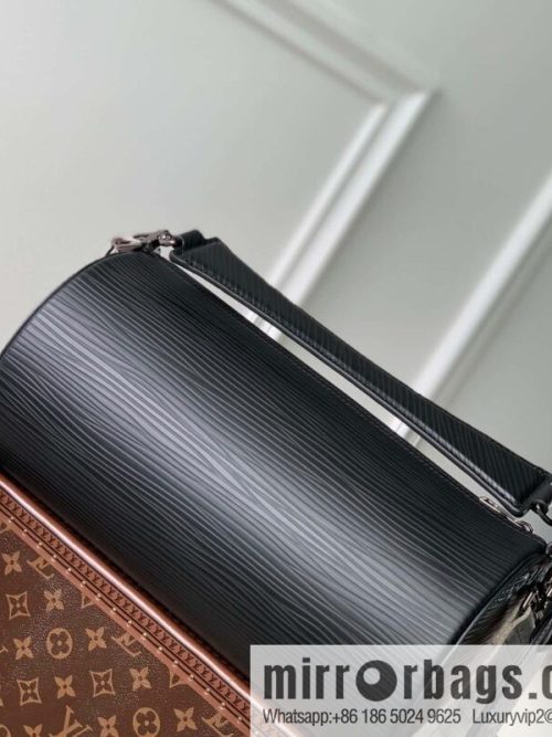 M23092 black Soft Polochon handbag