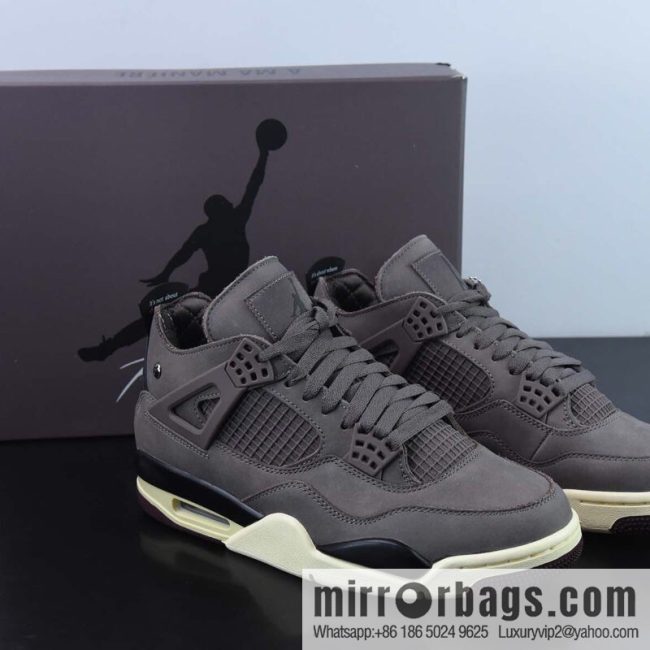 X A Ma Mariére x Air Jordan AJ4 Retro SP \"Violet Ore\" AMM joint burgundy item number: DV6773-2206