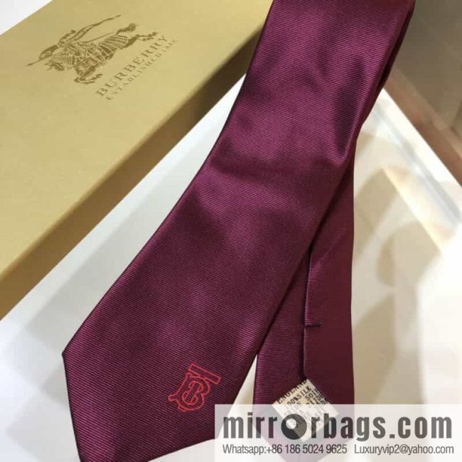 Burberry 100% Top Jacquard Silk B Logo Tie - Image 3