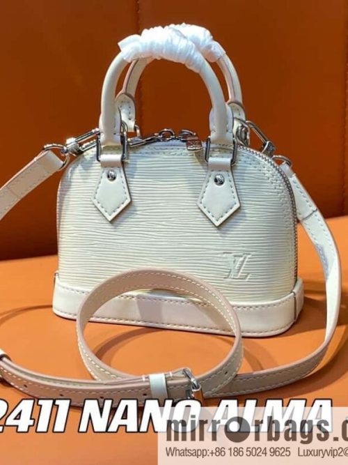[Original order boutique] M81945 beige epi shell bag series NANO ALMA handbag M82411 Nano Alma handbag