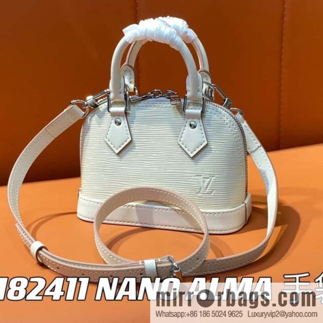 [Original order boutique] M81945 beige epi shell bag series NANO ALMA handbag M82411 Nano Alma handbag
