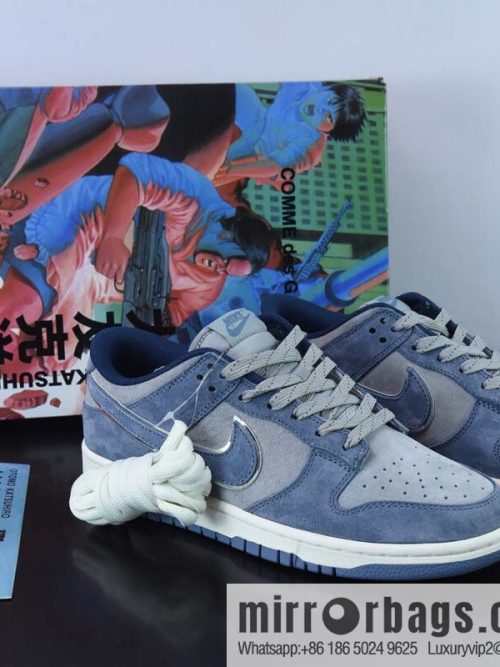 Otomo Katsuhiro x NK SB Dunk Low \"Steamboy OST\" Otomo Katsuhiro, suede gray-blue low-top casual board shoes, item number: DR3369 526