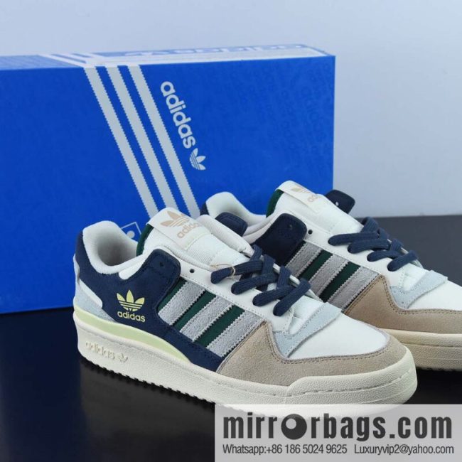Adidas originals Forum 84 Low Adidas White Brown Sports Casual Shoes Item No. GW4332