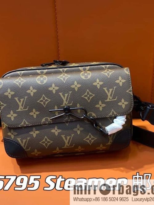 [Original single boutique] M46795 monogram men\'s bag messenger bag series Steamer messenger bag