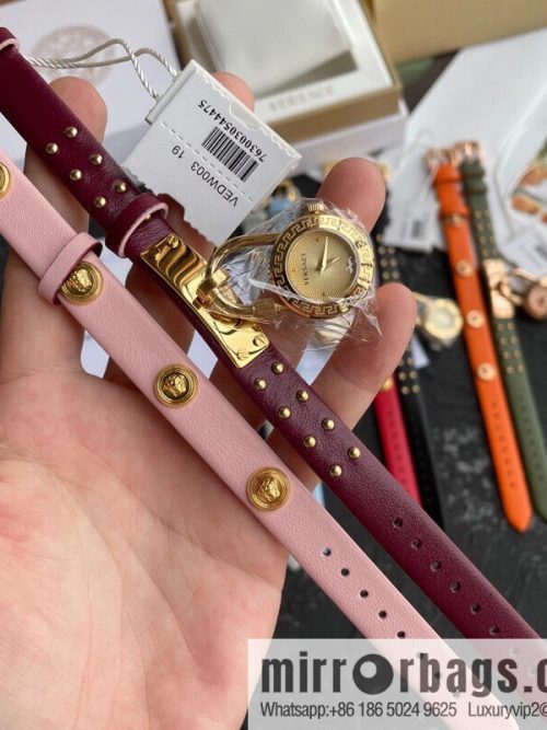 Original Order~ VERSACE VEDW Medusa Lock Icon Quartz Ladies Watch
