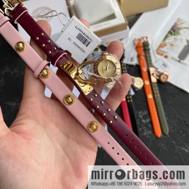 Original Order~ VERSACE VEDW Medusa Lock Icon Quartz Ladies Watch