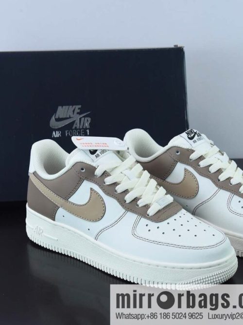 NK Air Force 1 Air Force One low-top sports and leisure shoes, beige mocha brown item number: DT0226-303